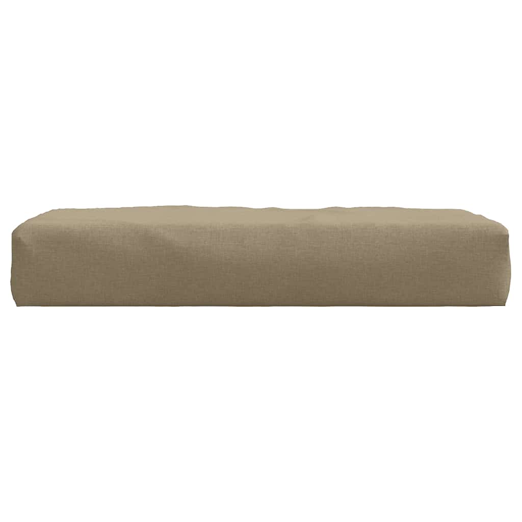 Palettenkissen Melange Taupe 60x60x9,5 cm Stoff