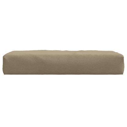 Palettenkissen Melange Taupe 60x60x9,5 cm Stoff