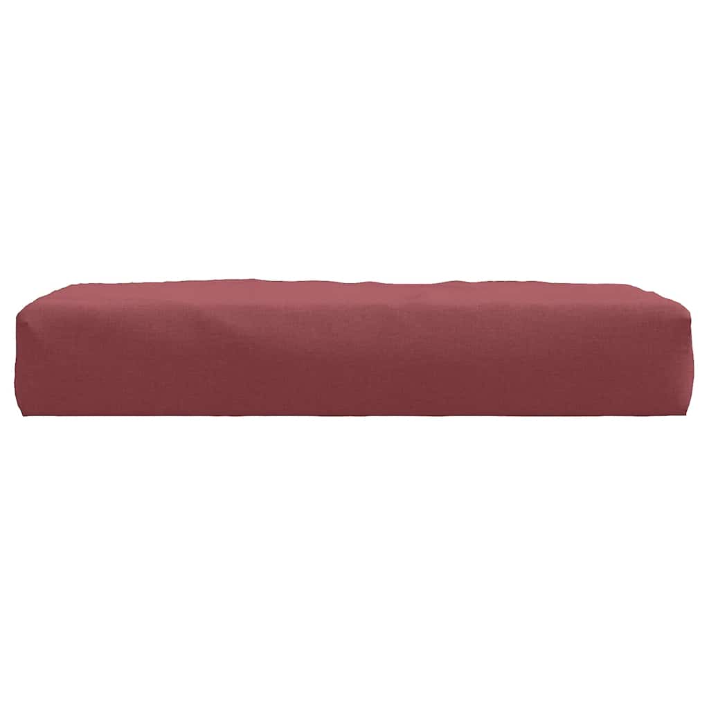 Palettenkissen Melange Weinrot 60x60x9,5 cm Stoff