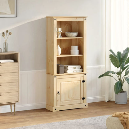 Highboard Corona 74x38x170 cm massiv fyrretræ