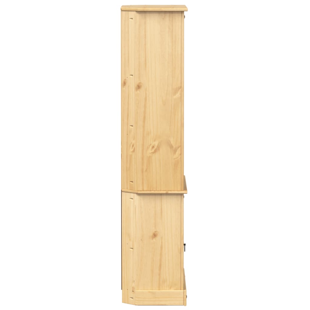 Highboard Corona 74x38x170 cm massiv fyrretræ