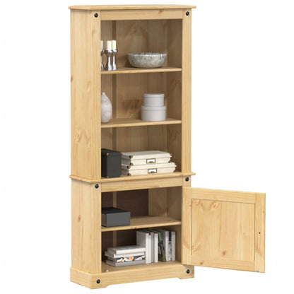 Highboard Corona 74x38x170 cm massiv fyrretræ