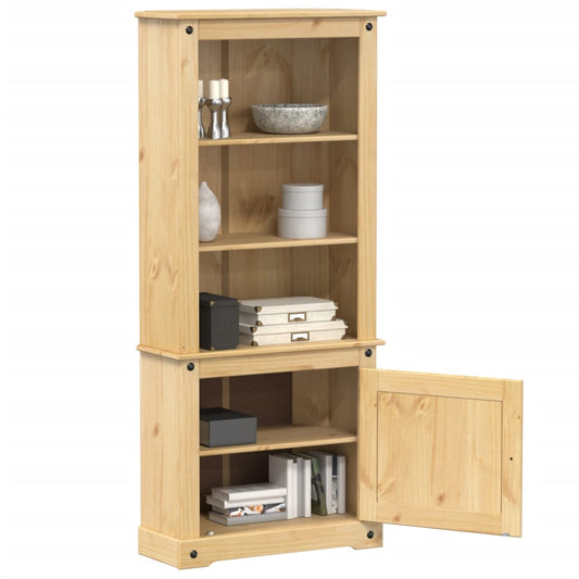 Highboard Corona 74x38x170 cm massiv fyrretræ