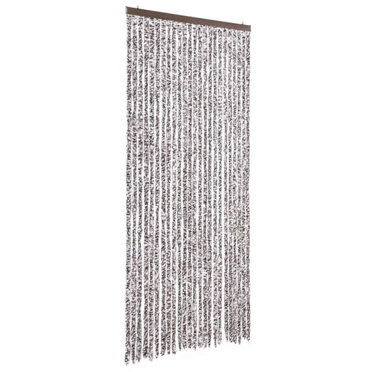 Fliegenvorhang Braun und Beige 100x230 cm Chenille