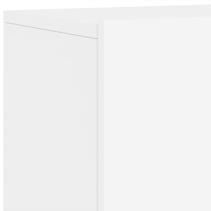 5-tlg. Wohnwand Weiß Holzwerkstoff