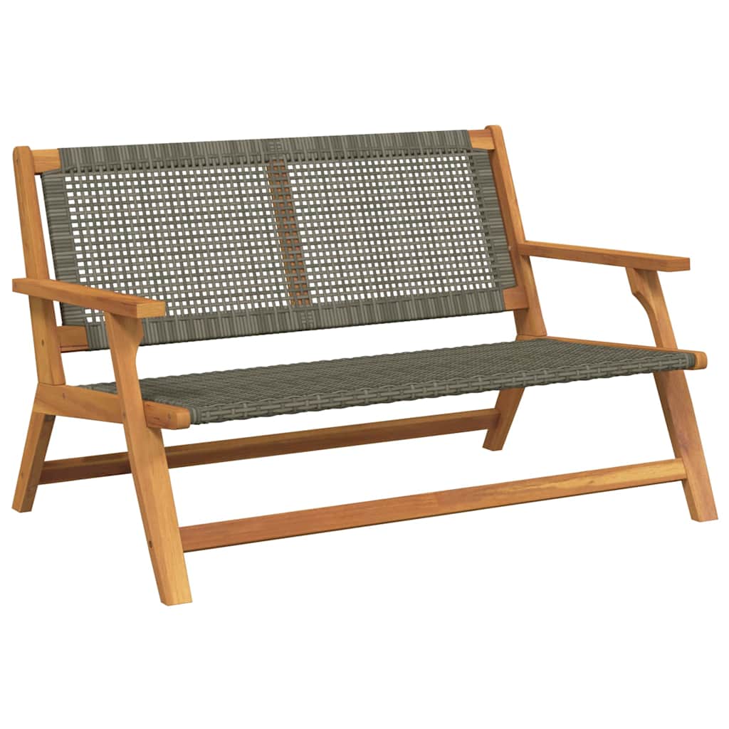 Gartenmöbel Grau 122 x 78 x 73cm Massivholz Akazie