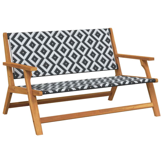 Gartenmöbel Weiß 122 x 78 x 73cm Massivholz Akazie