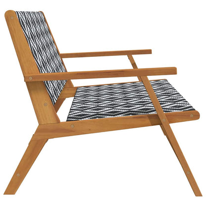 Gartenmöbel Weiß 122 x 78 x 73cm Massivholz Akazie