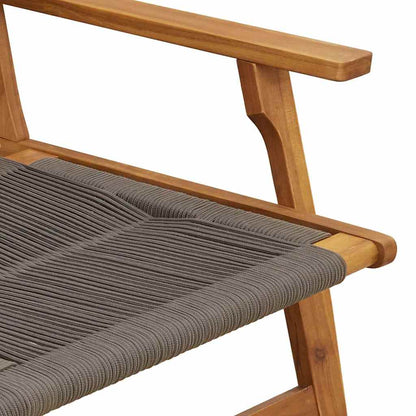 Gartenmöbel Grau 78 x 122 x 73cm Massivholz Akazie