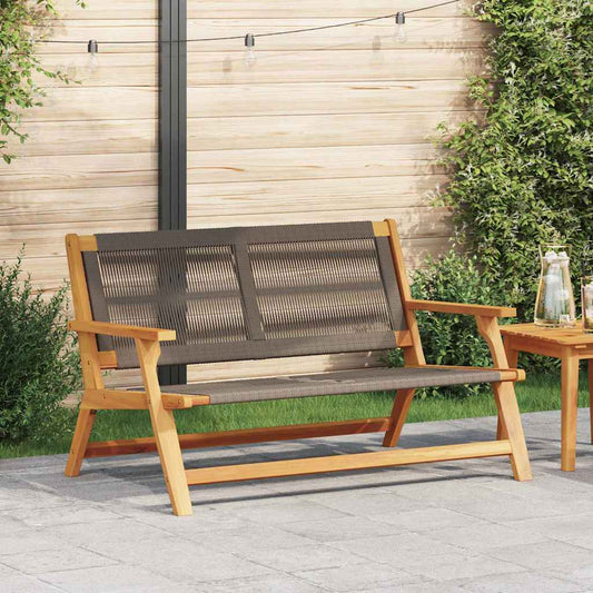 Gartenmöbel Grau 78 x 122 x 73cm Massivholz Akazie