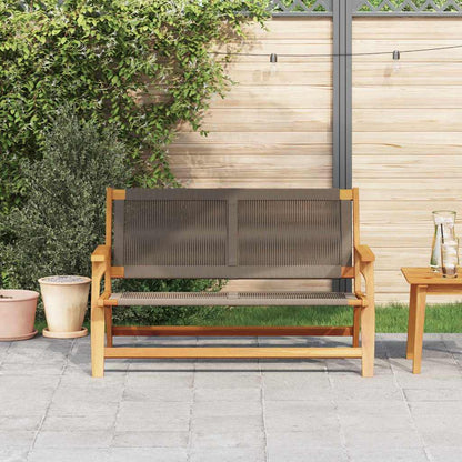 Gartenmöbel Grau 78 x 122 x 73cm Massivholz Akazie