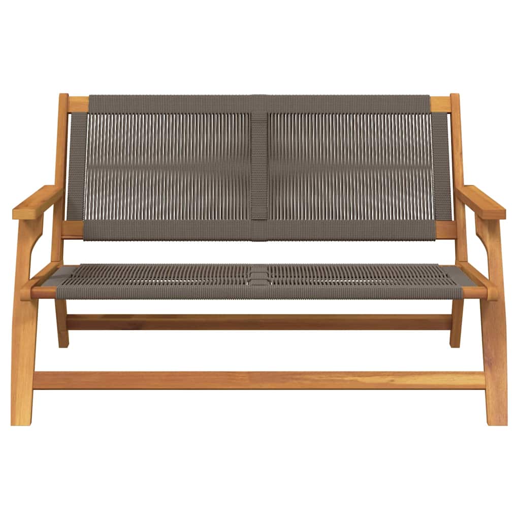 Gartenmöbel Grau 78 x 122 x 73cm Massivholz Akazie