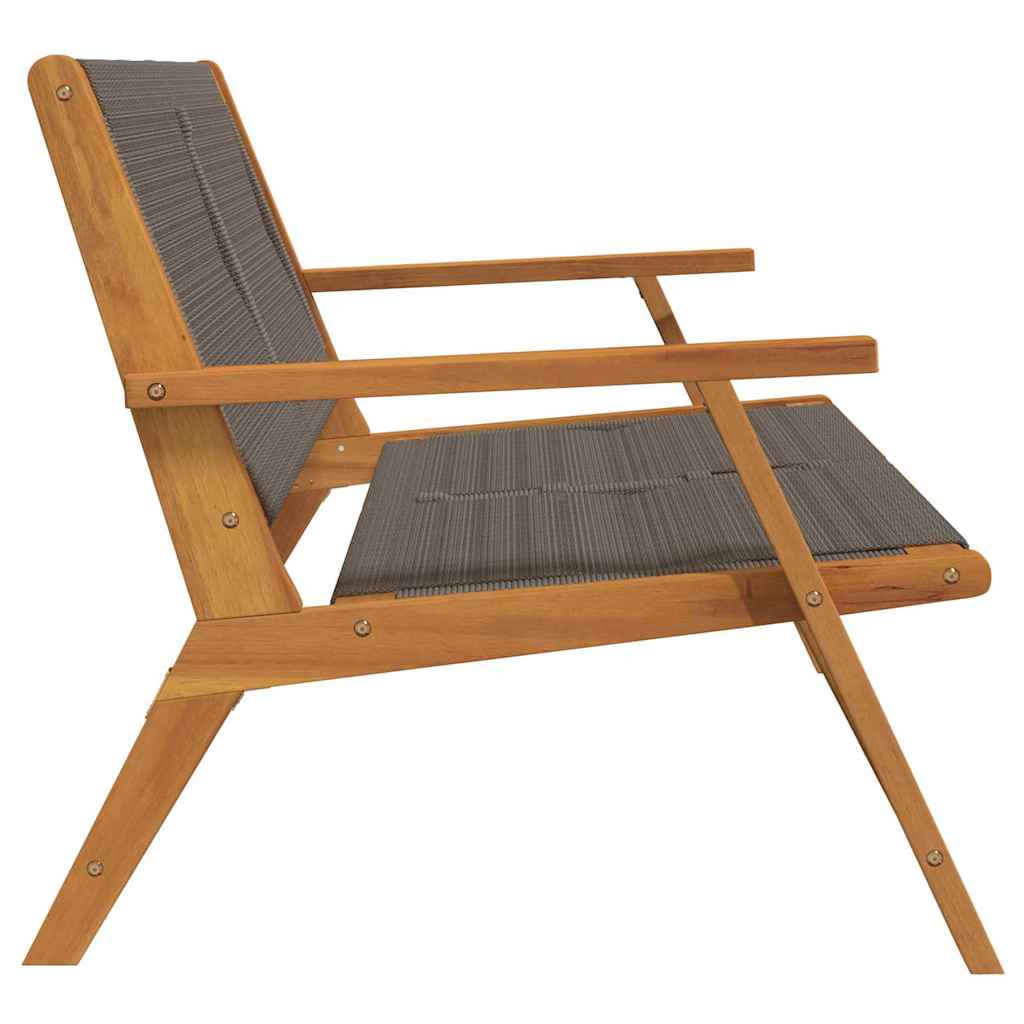 Gartenmöbel Grau 78 x 122 x 73cm Massivholz Akazie