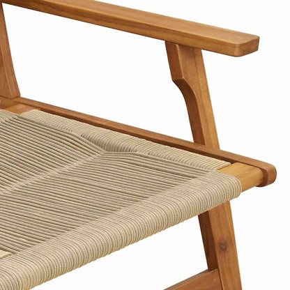 Gartenmöbel Beige 78 x 122 x 73cm Massivholz Akazie