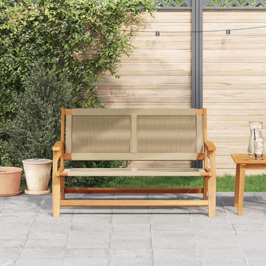 Gartenmöbel Beige 78 x 122 x 73cm Massivholz Akazie