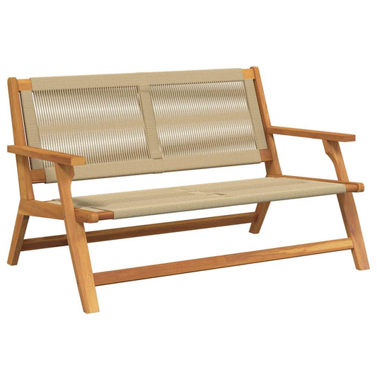 Gartenmöbel Beige 78 x 122 x 73cm Massivholz Akazie