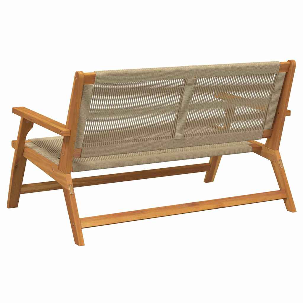 Gartenmöbel Beige 78 x 122 x 73cm Massivholz Akazie