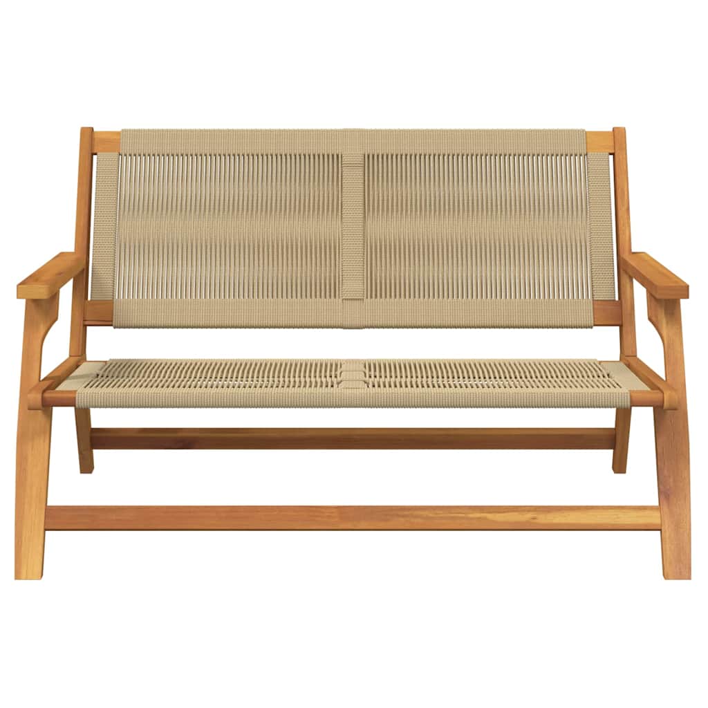 Gartenmöbel Beige 78 x 122 x 73cm Massivholz Akazie