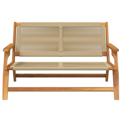 Gartenmöbel Beige 78 x 122 x 73cm Massivholz Akazie