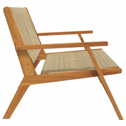 Gartenmöbel Beige 78 x 122 x 73cm Massivholz Akazie