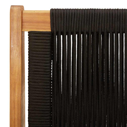 Gartenmöbel 2 pcs Schwarz 78 x 67 x 73cm Massivholz Akazie