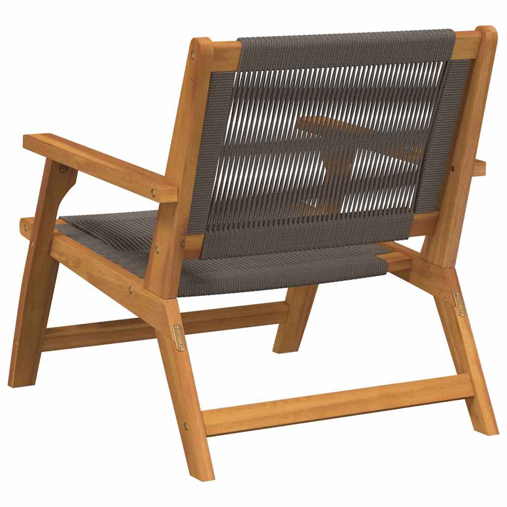 Gartenmöbel 2 pcs Grau 78 x 67 x 73cm Massivholz Akazie
