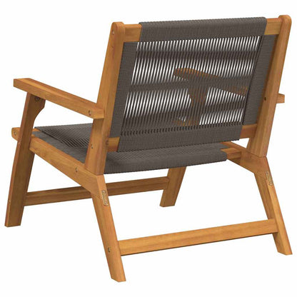 Gartenmöbel 2 pcs Grau 78 x 67 x 73cm Massivholz Akazie