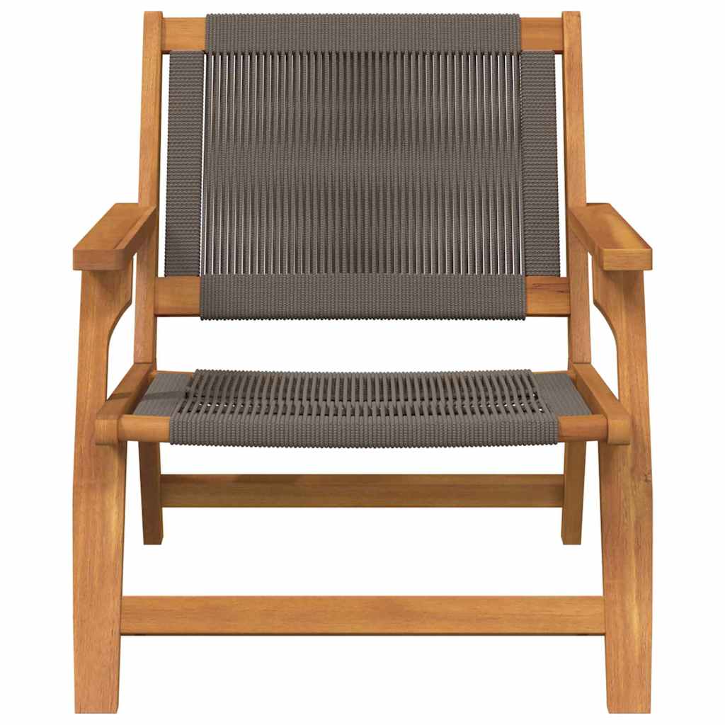 Gartenmöbel 2 pcs Grau 78 x 67 x 73cm Massivholz Akazie
