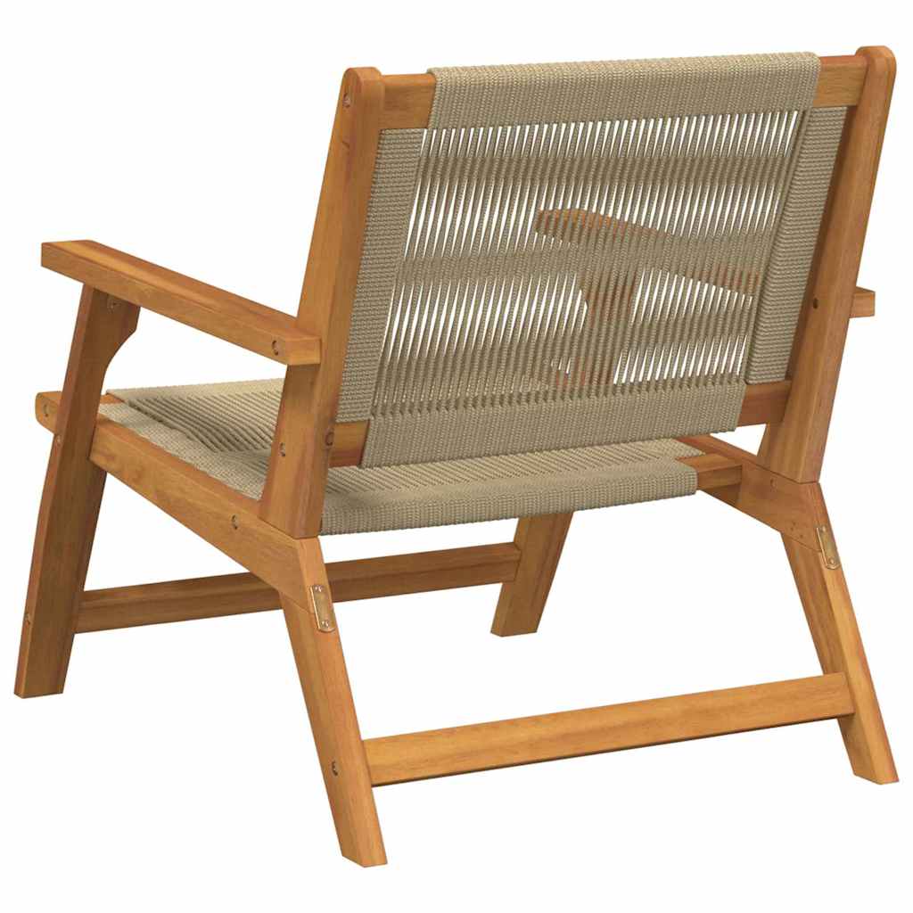 Gartenmöbel 2 pcs Beige 78 x 67 x 73cm Massivholz Akazie