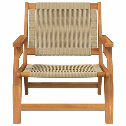Gartenmöbel 2 pcs Beige 78 x 67 x 73cm Massivholz Akazie