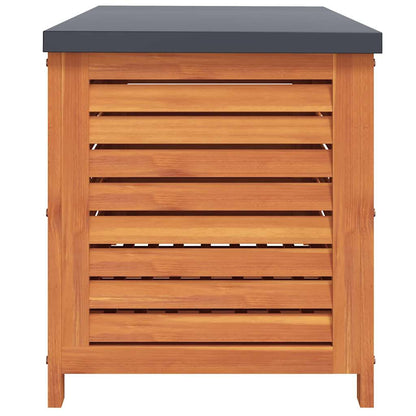 Gartenbox 90x48x55 cm Massivholz Eukalyptus