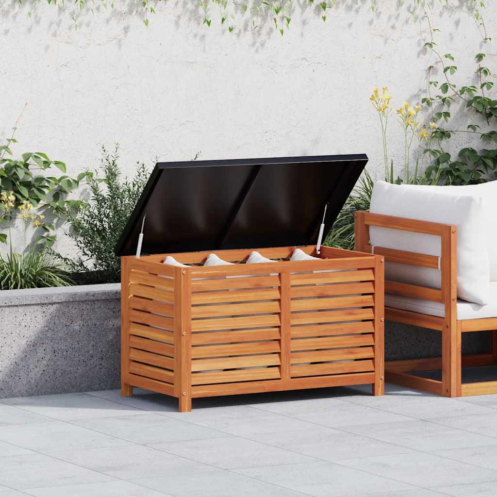 Gartenbox 90x48x55 cm Massivholz Eukalyptus