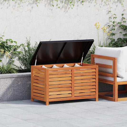 Gartenbox 90x48x55 cm Massivholz Eukalyptus