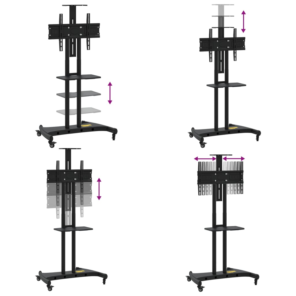 TV stativ på hjul 32-70 tommer Max VESA 600x400 60kg