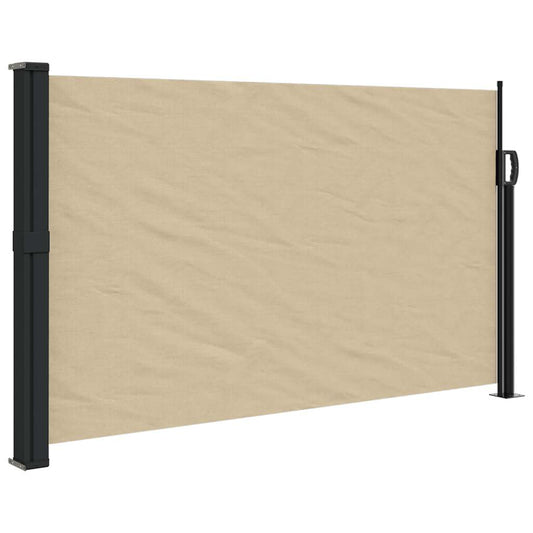 Seitenmarkise Ausziehbar Beige 117x300 cm