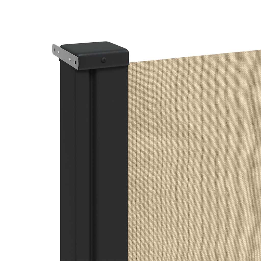 Seitenmarkise Ausziehbar Beige 117x300 cm