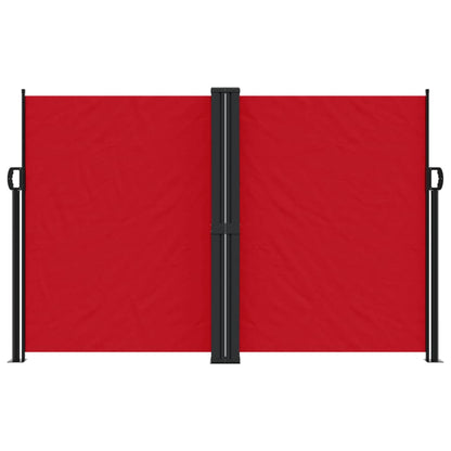 Seitenmarkise Ausziehbar Rot 160x1200 cm