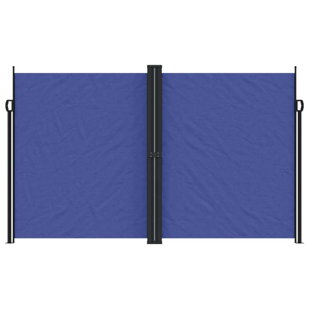 Seitenmarkise Ausziehbar Blau 200x1200 cm