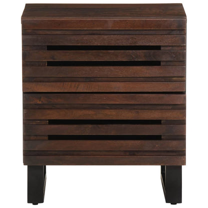 Nachttisch 40x34x46 cm Massivholz Mango
