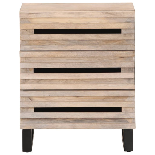 Nachttisch 50x34x62 cm Massivholz Mango