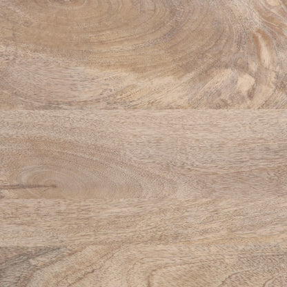 Sofabord Hvidt 100x55x40 cm Massivt mangotræ