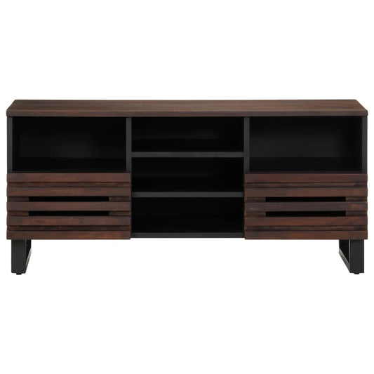 TV-Schrank Braun 100x34x46 cm Massivholz Mango