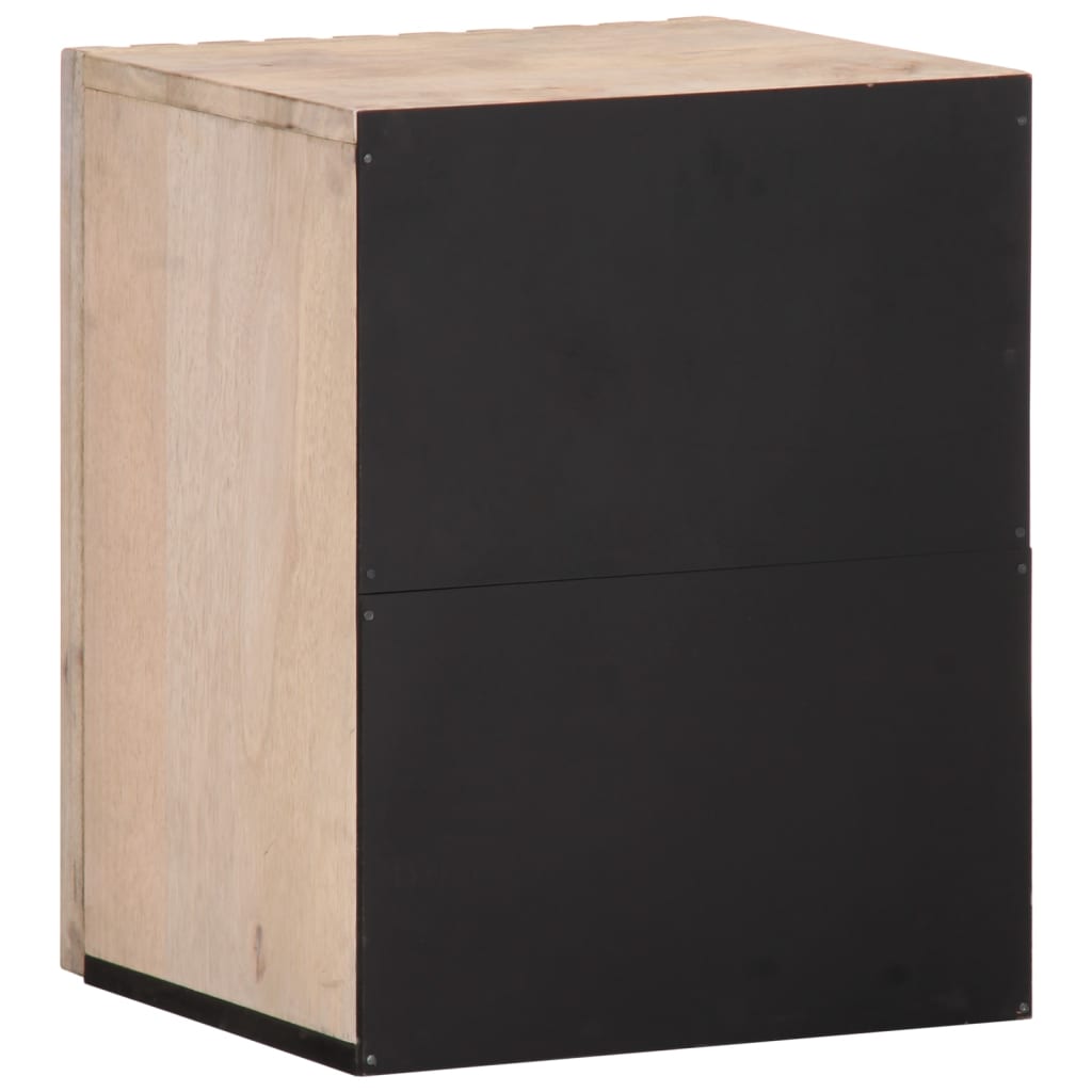 Badeværelses overskab 38x34x48 cm massivt mangotræ