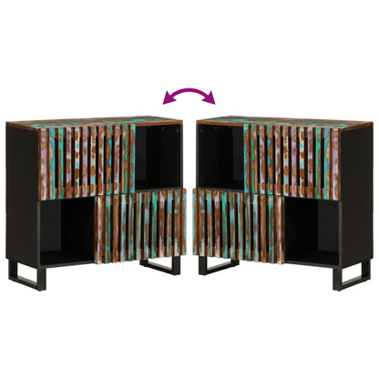 Sideboard 80x34x75 cm Massivholz Akazie