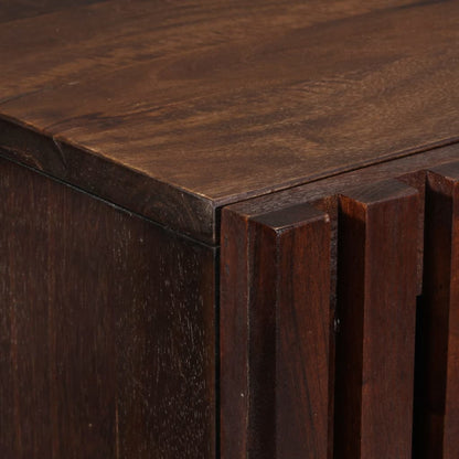 Highboard Braun 40x34x110 cm Massivholz Mango