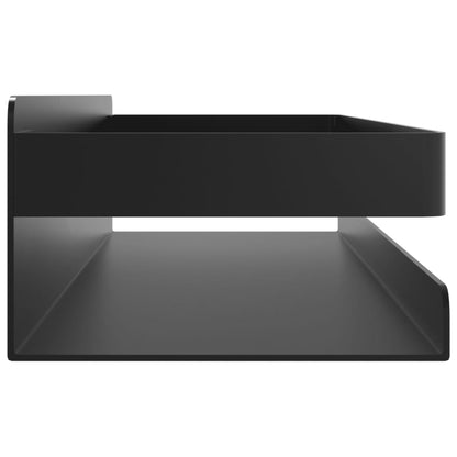 Duschablage Mattschwarz 30x10x6 cm Gebürsteter Edelstahl 304