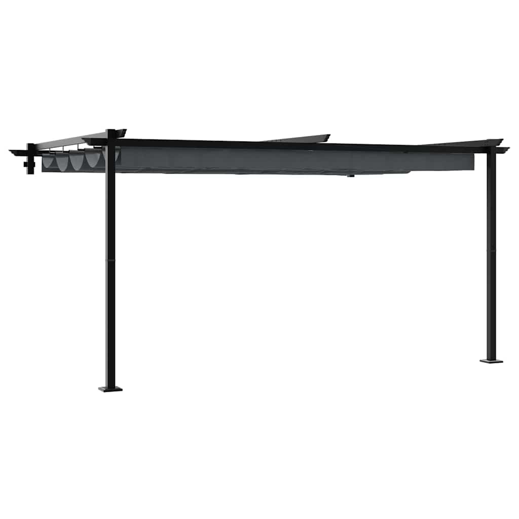Wandmontierter Pavillon Anthrazit Stahl