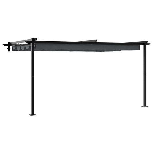 Wandmontierter Pavillon Anthrazit Stahl