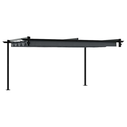 Wandmontierter Pavillon Anthrazit Stahl
