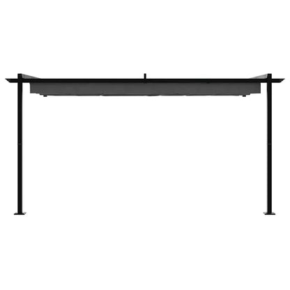 Wandmontierter Pavillon Anthrazit Stahl